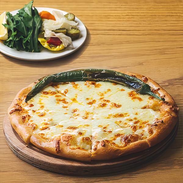 Yuvarlak Peynirli Pide